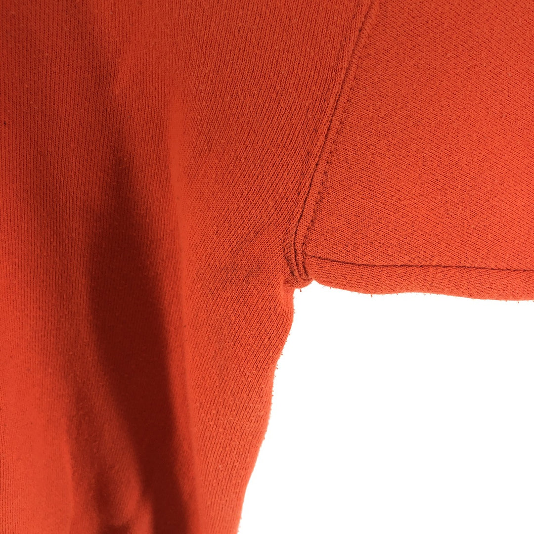Vintage 90'S Tultex Super Weight plain blank sweatshirt, made in the USA, men's size XL. cotton orange type Vintage Second Hand