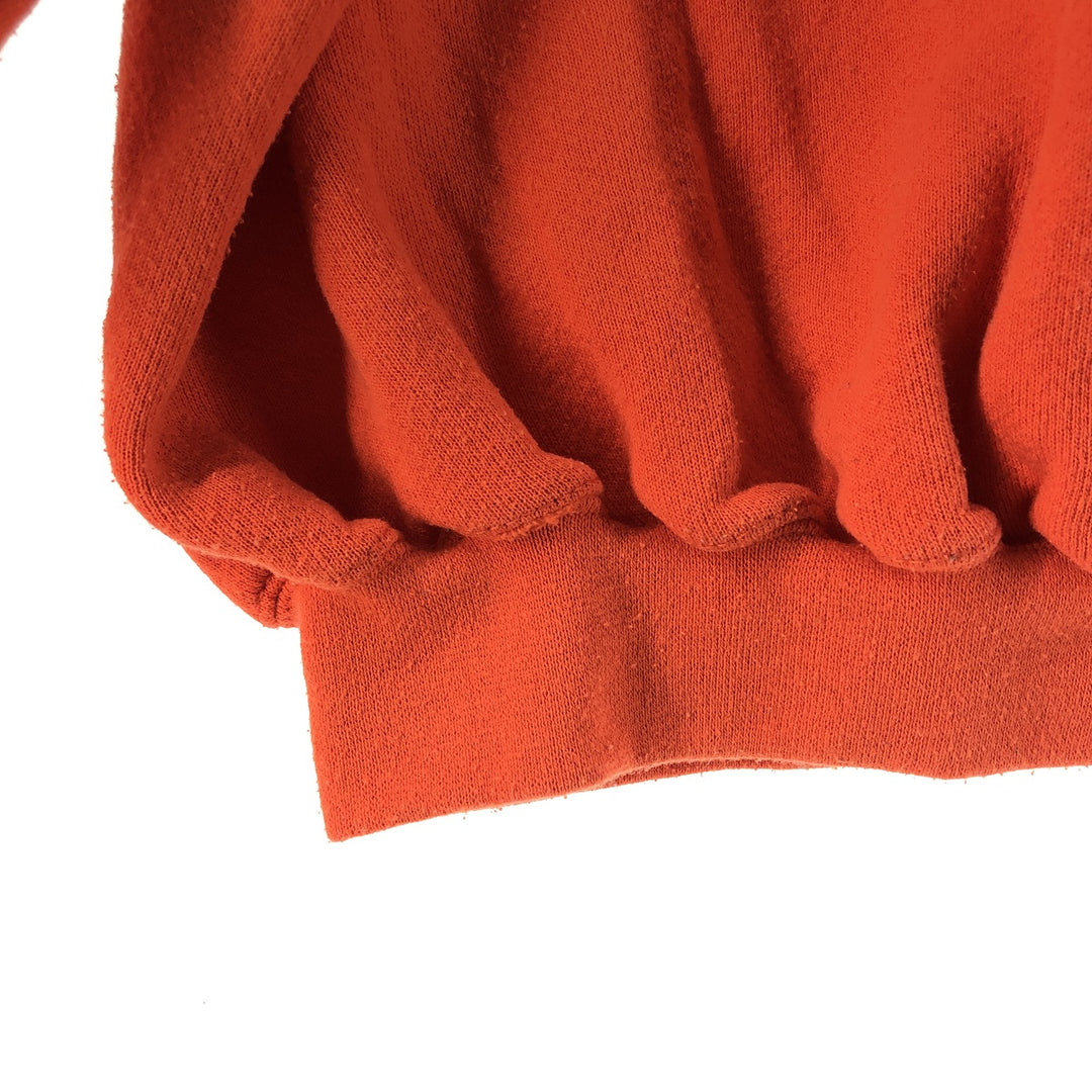 Vintage 90'S Tultex Super Weight plain blank sweatshirt, made in the USA, men's size XL. cotton orange type Vintage Second Hand