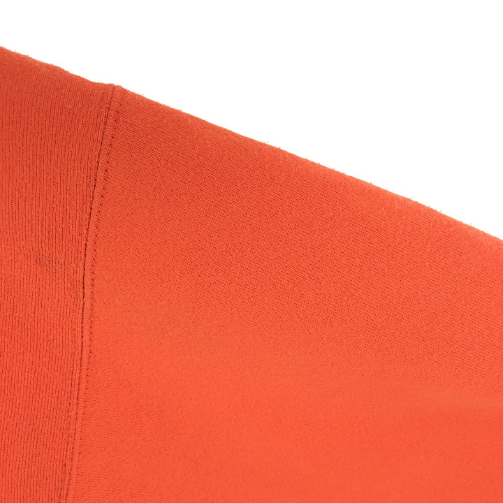 Vintage 90'S Tultex Super Weight plain blank sweatshirt, made in the USA, men's size XL. cotton orange type Vintage Second Hand