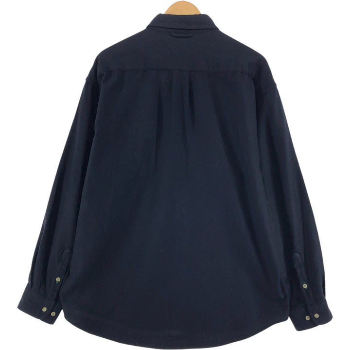 90s~ Tommy Hilfiger Wool Button-down Shirt Men's XL Vintage /eaa522362