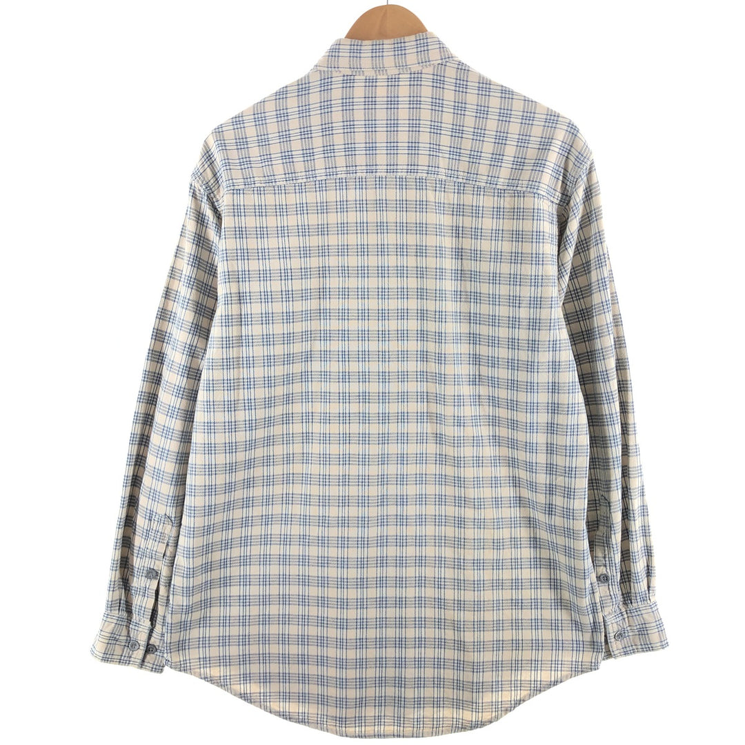 Calvin Klein Long Sleeve Cotton Check Shirt Men's M Size / eaa522396