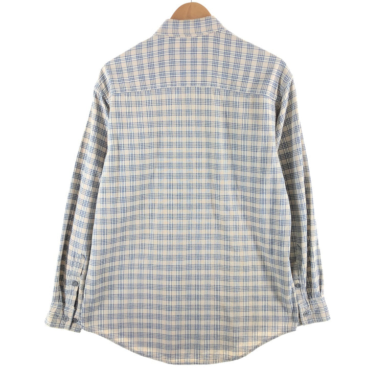 Calvin Klein Long Sleeve Cotton Check Shirt Men's M Size / eaa522396