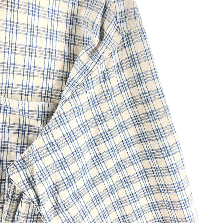 Calvin Klein Long Sleeve Cotton Check Shirt Men's M Size / eaa522396