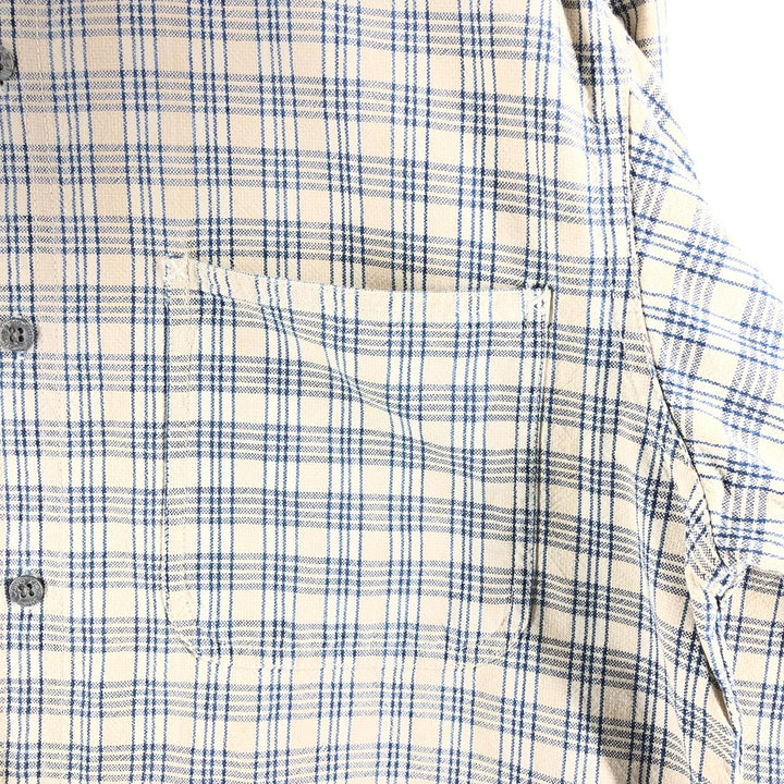 Calvin Klein Long Sleeve Cotton Check Shirt Men's M Size / eaa522396