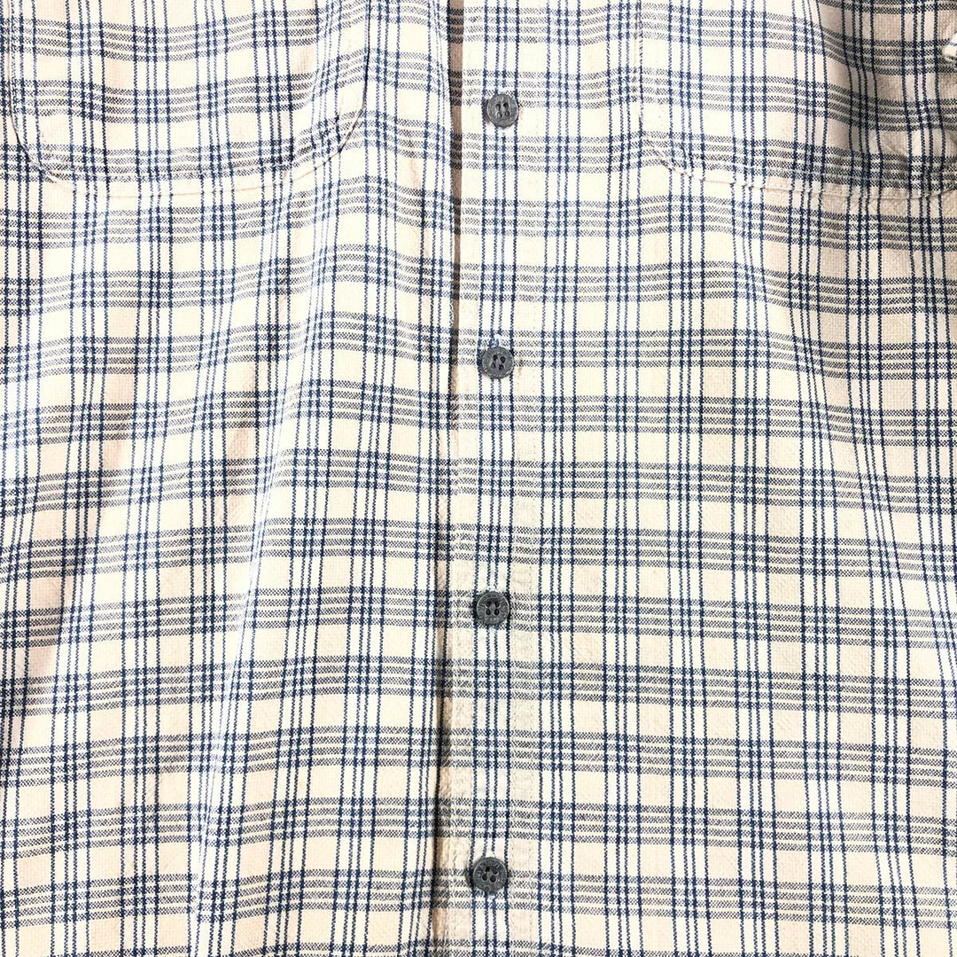 Calvin Klein Long Sleeve Cotton Check Shirt Men's M Size / eaa522396