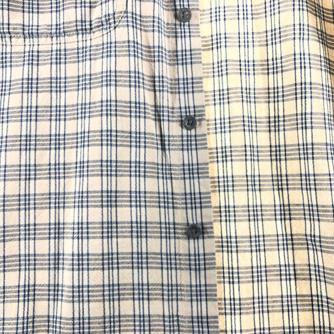 Calvin Klein Long Sleeve Cotton Check Shirt Men's M Size / eaa522396