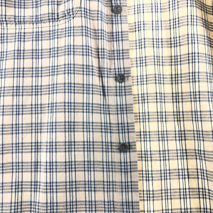 Calvin Klein Long Sleeve Cotton Check Shirt Men's M Size / eaa522396