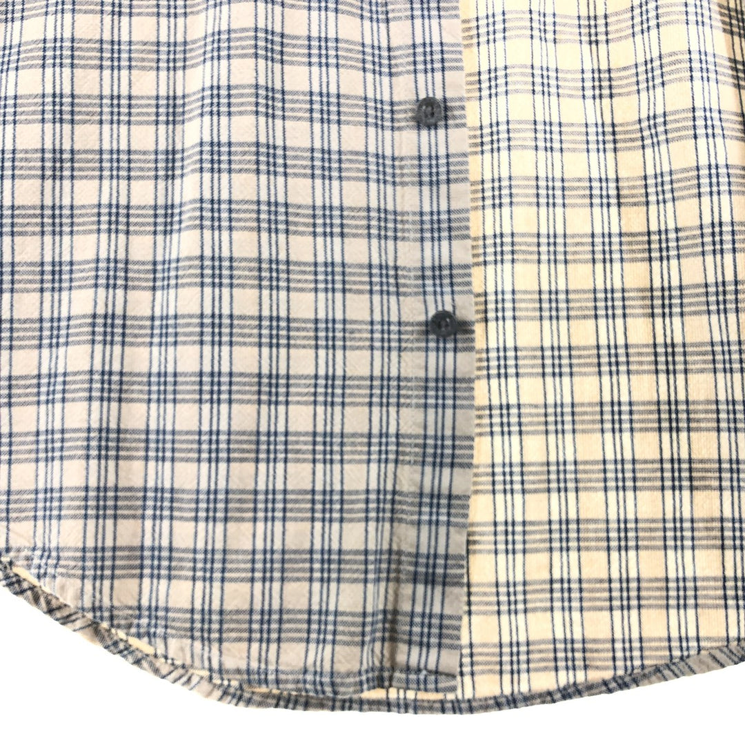 Calvin Klein Long Sleeve Cotton Check Shirt Men's M Size / eaa522396