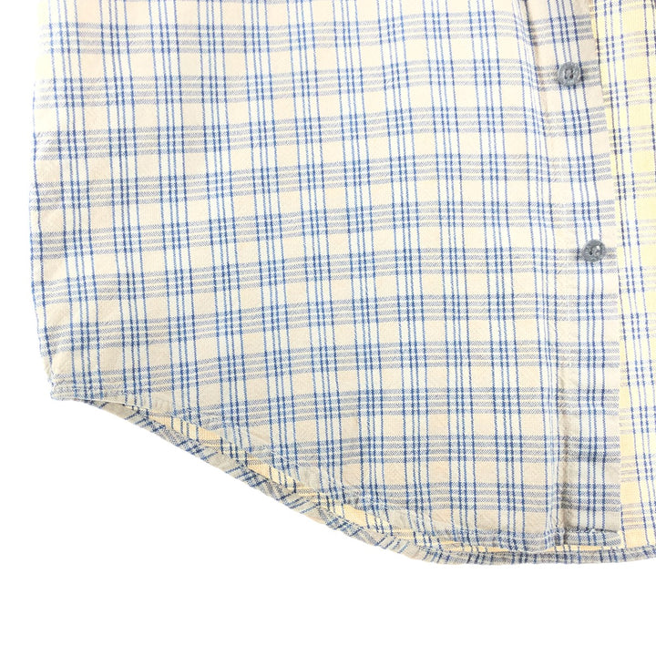 Calvin Klein Long Sleeve Cotton Check Shirt Men's M Size / eaa522396