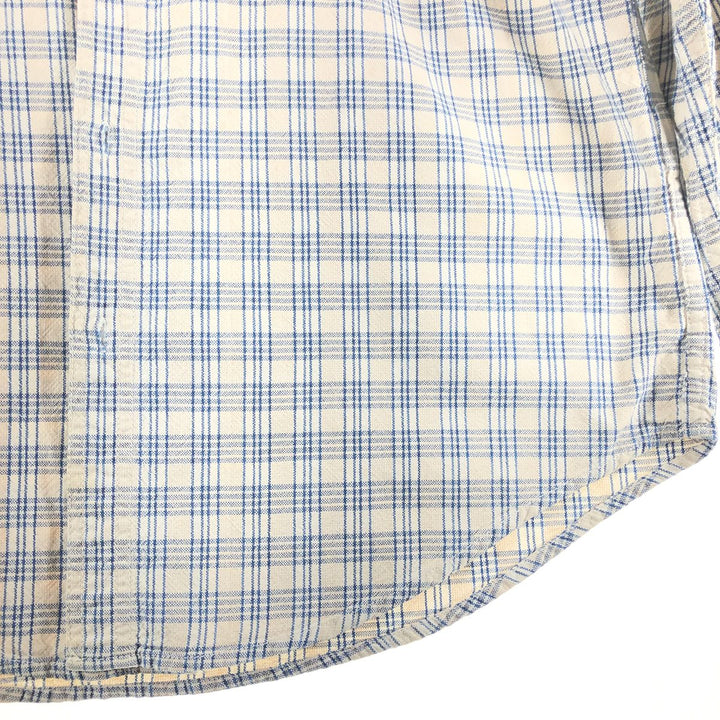 Calvin Klein Long Sleeve Cotton Check Shirt Men's M Size / eaa522396