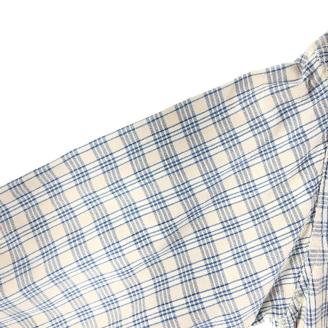 Calvin Klein Long Sleeve Cotton Check Shirt Men's M Size / eaa522396