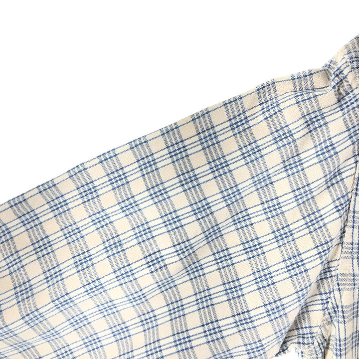 Calvin Klein Long Sleeve Cotton Check Shirt Men's M Size / eaa522396