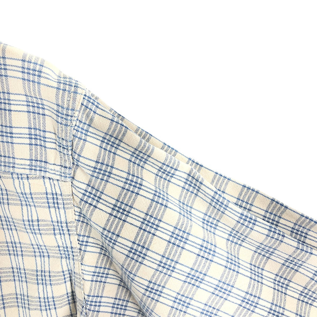 Calvin Klein Long Sleeve Cotton Check Shirt Men's M Size / eaa522396