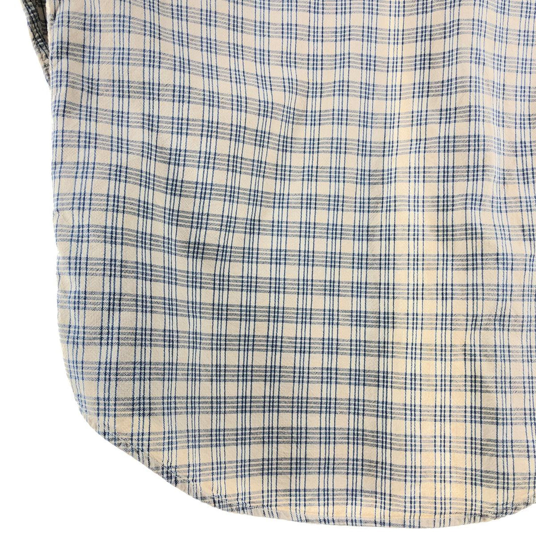 Calvin Klein Long Sleeve Cotton Check Shirt Men's M Size / eaa522396