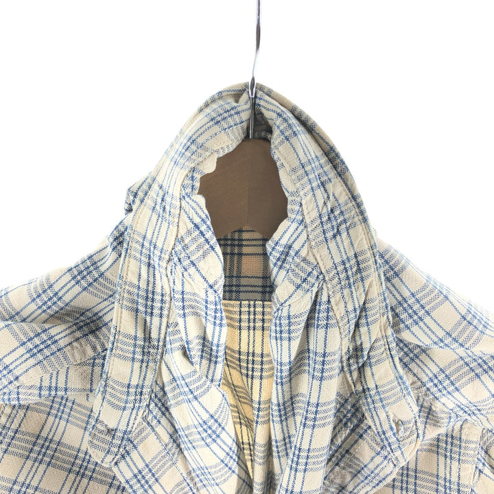 Calvin Klein Long Sleeve Cotton Check Shirt Men's M Size / eaa522396