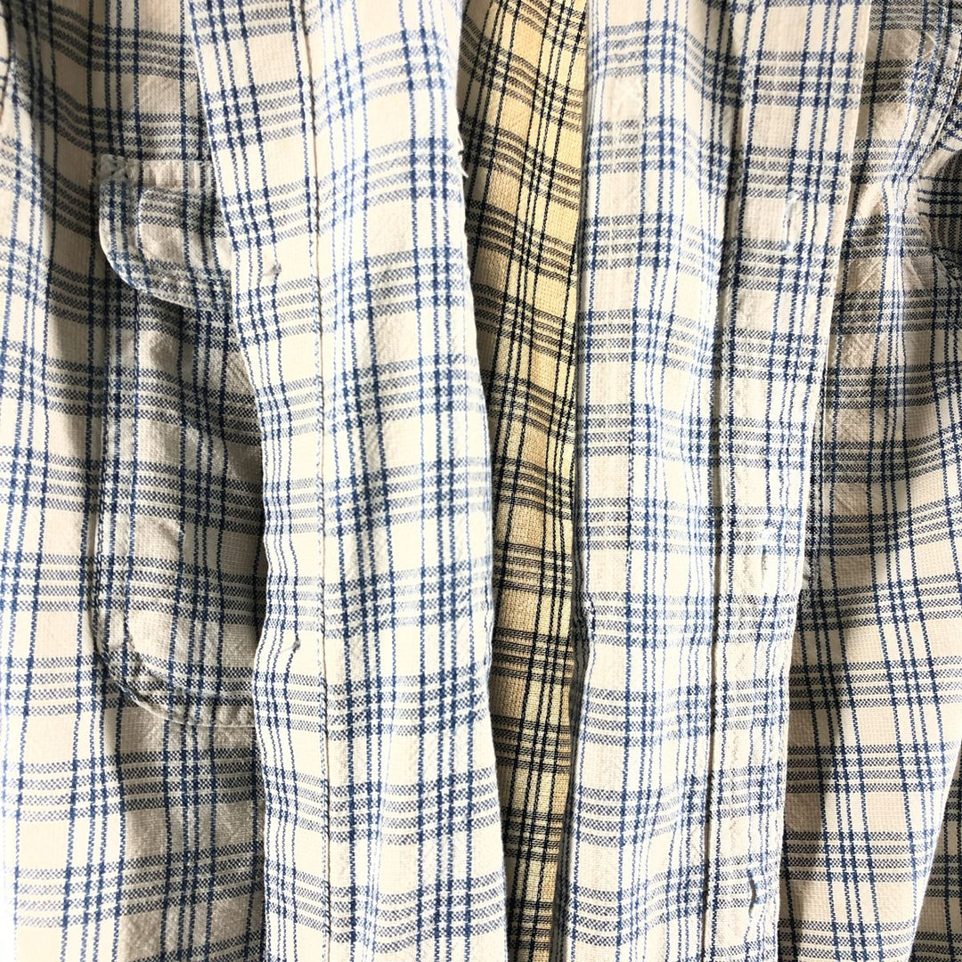 Calvin Klein Long Sleeve Cotton Check Shirt Men's M Size / eaa522396