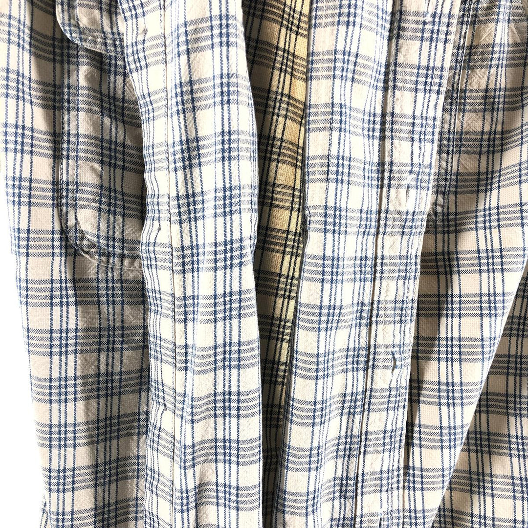 Calvin Klein Long Sleeve Cotton Check Shirt Men's M Size / eaa522396