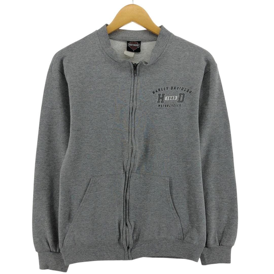 ~90'S Harley-Davidson Full Zip Sweatshirt, Made in USA, Men's M, Vintage /eaa522410