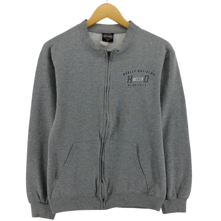 ~90'S Harley-Davidson Full Zip Sweatshirt, Made in USA, Men's M, Vintage /eaa522410