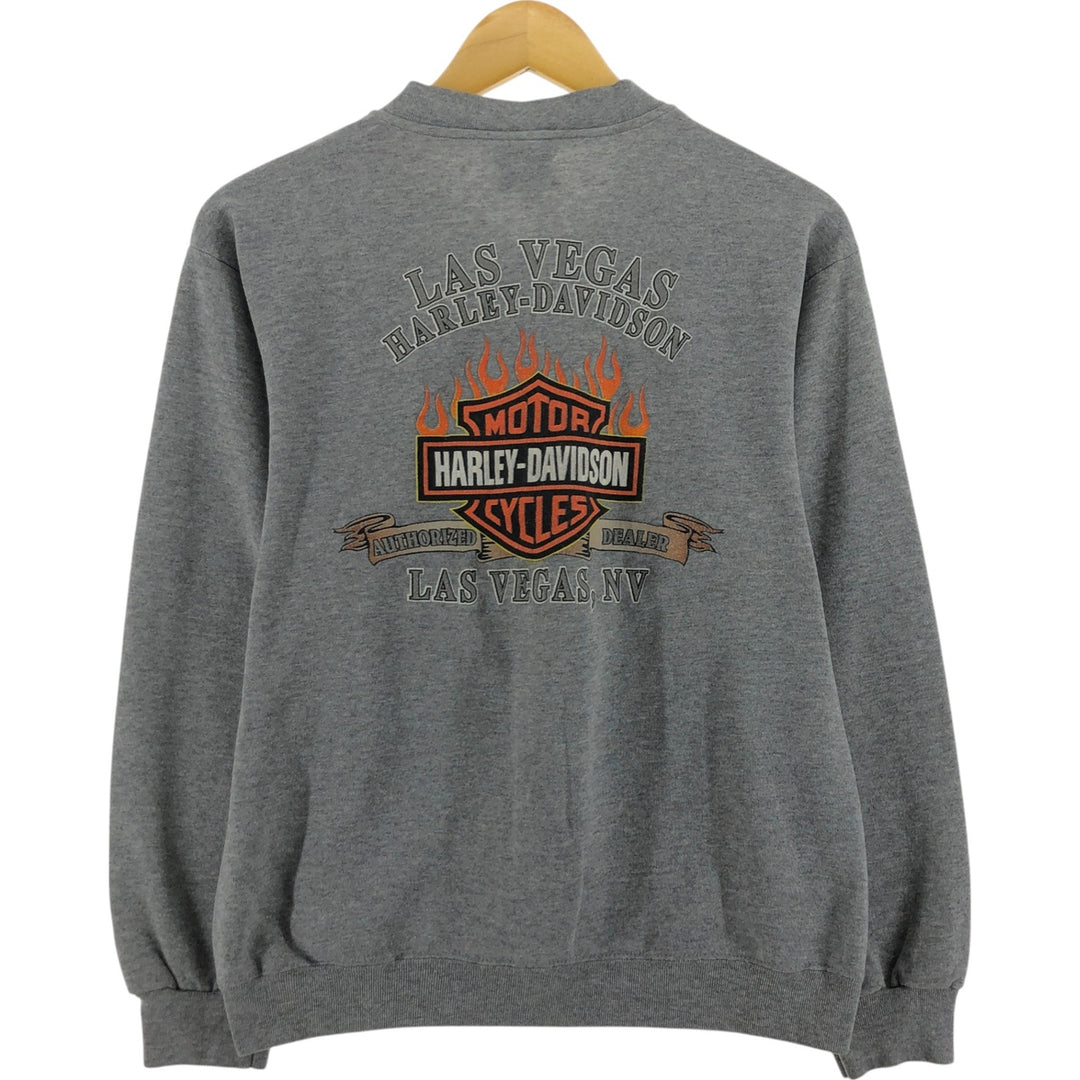 ~90'S Harley-Davidson Full Zip Sweatshirt, Made in USA, Men's M, Vintage /eaa522410