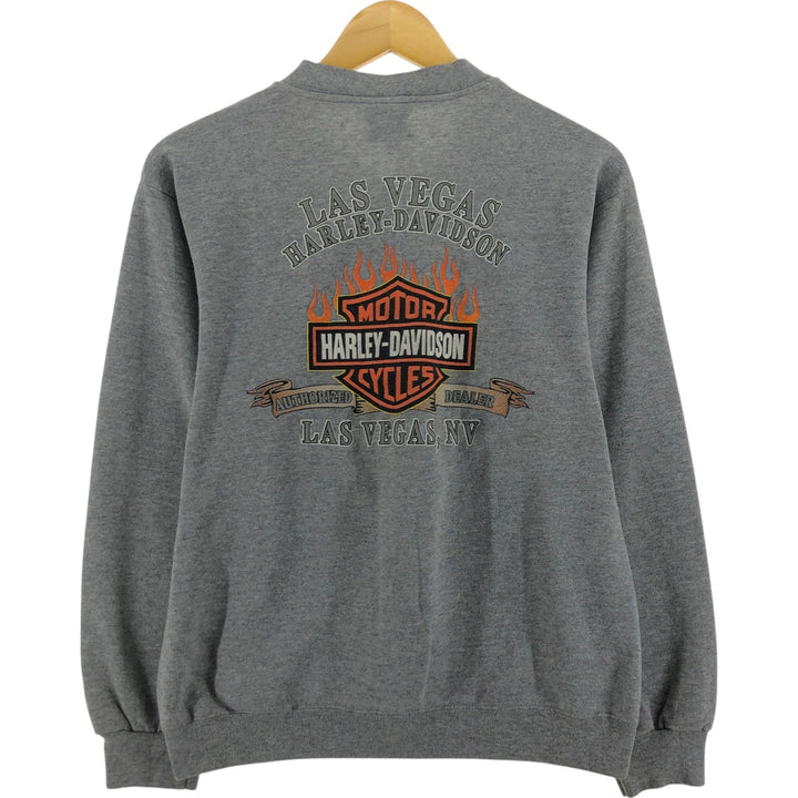 ~90'S Harley-Davidson Full Zip Sweatshirt, Made in USA, Men's M, Vintage /eaa522410