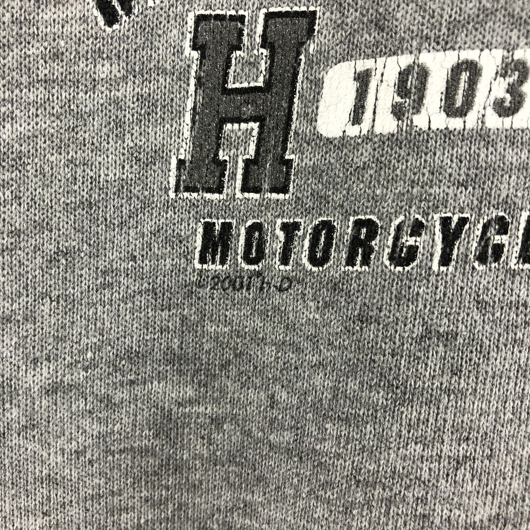 ~90'S Harley-Davidson Full Zip Sweatshirt, Made in USA, Men's M, Vintage /eaa522410