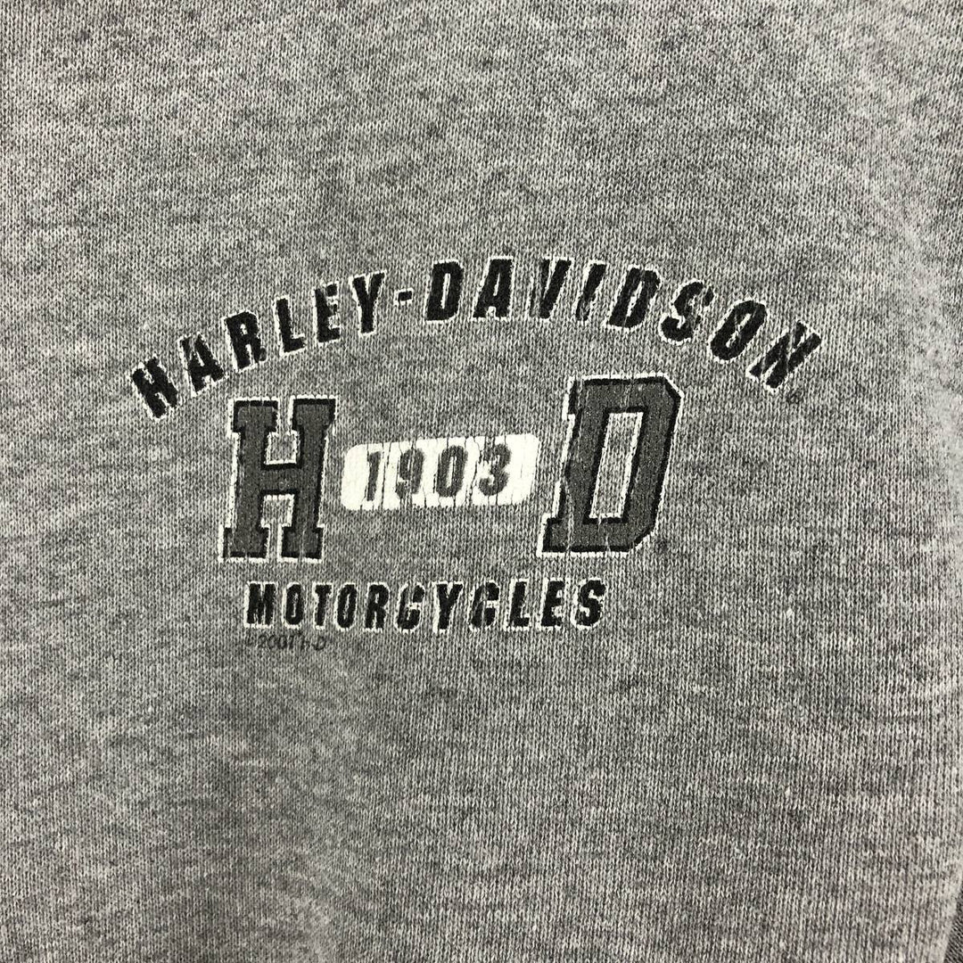 ~90'S Harley-Davidson Full Zip Sweatshirt, Made in USA, Men's M, Vintage /eaa522410