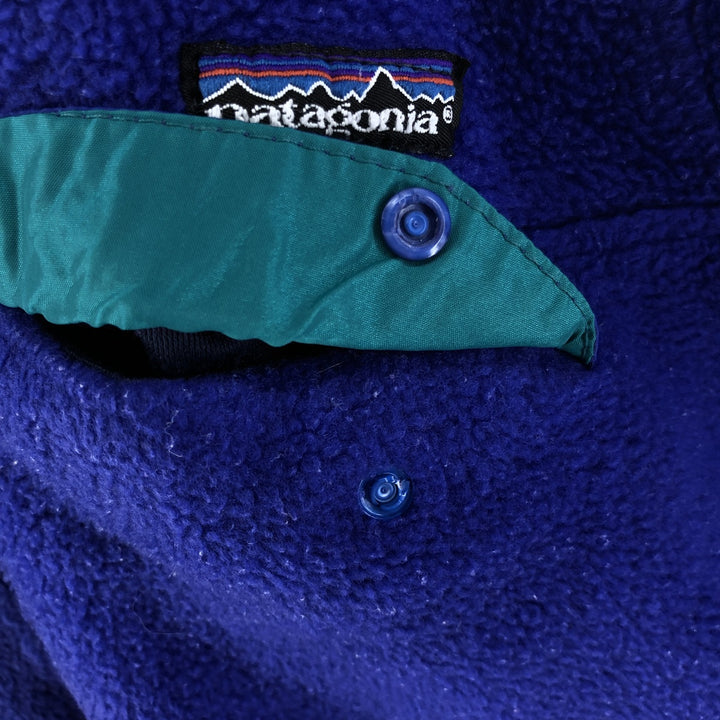 00'S Patagonia Lightweight Synchilla Snap T 25580SF9 Half Snap Fleece Pullover Made in USA Men's M size /eaa522423