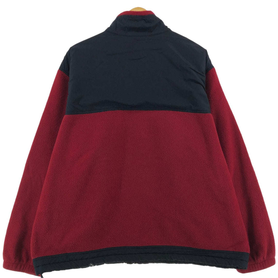 Vintage Eddie Bauer nylon and fleece jacket, made in Canada, men's size XL polyester red type Vintage Second Hand