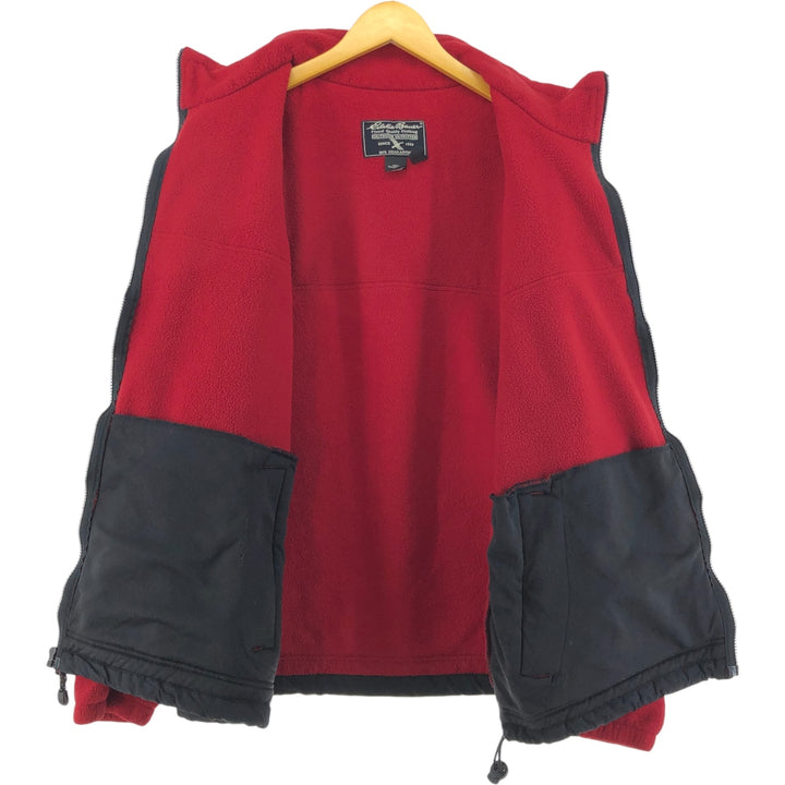 Vintage Eddie Bauer nylon and fleece jacket, made in Canada, men's size XL polyester red type Vintage Second Hand