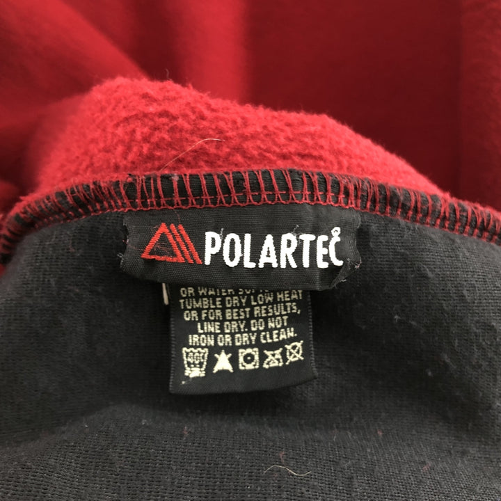 Vintage Eddie Bauer nylon and fleece jacket, made in Canada, men's size XL polyester red type Vintage Second Hand