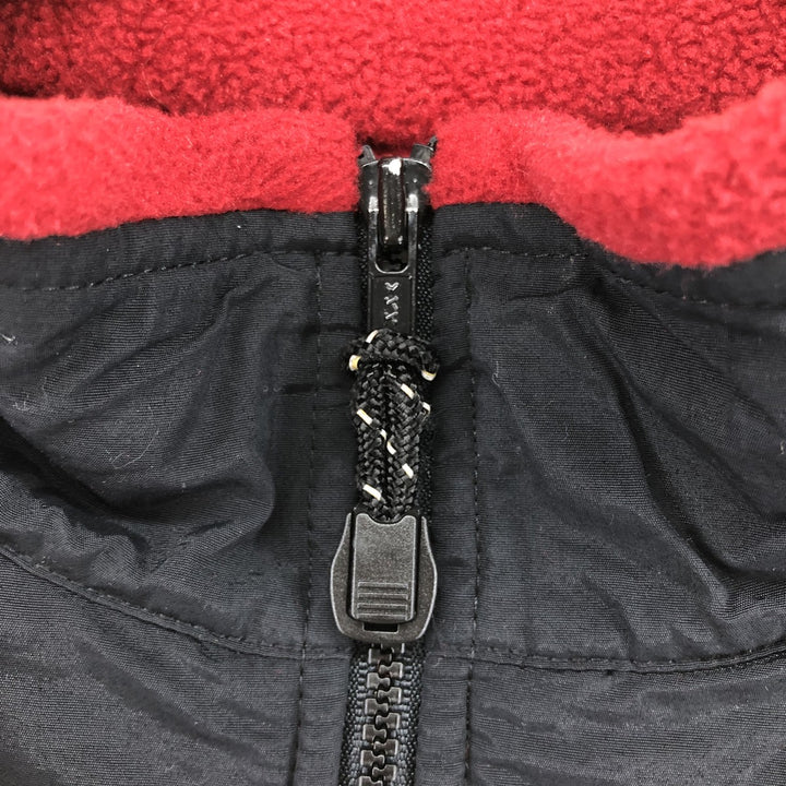 Vintage Eddie Bauer nylon and fleece jacket, made in Canada, men's size XL polyester red type Vintage Second Hand