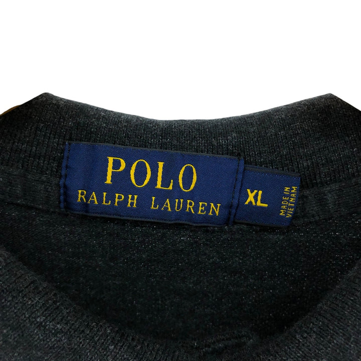 Ralph Lauren POLO RALPH LAUREN Long Sleeve Polo Shirt Men's XL cotton black type Vintage Second Hand