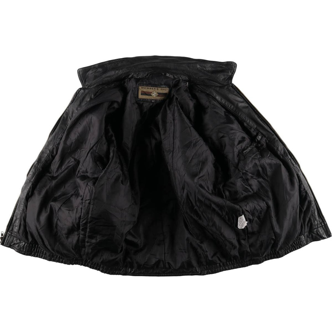 MEMBERS ONLY Padded Leather Blouson Men's XL Size /eaa522620