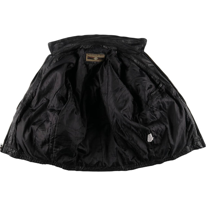 MEMBERS ONLY Padded Leather Blouson Men's XL Size /eaa522620