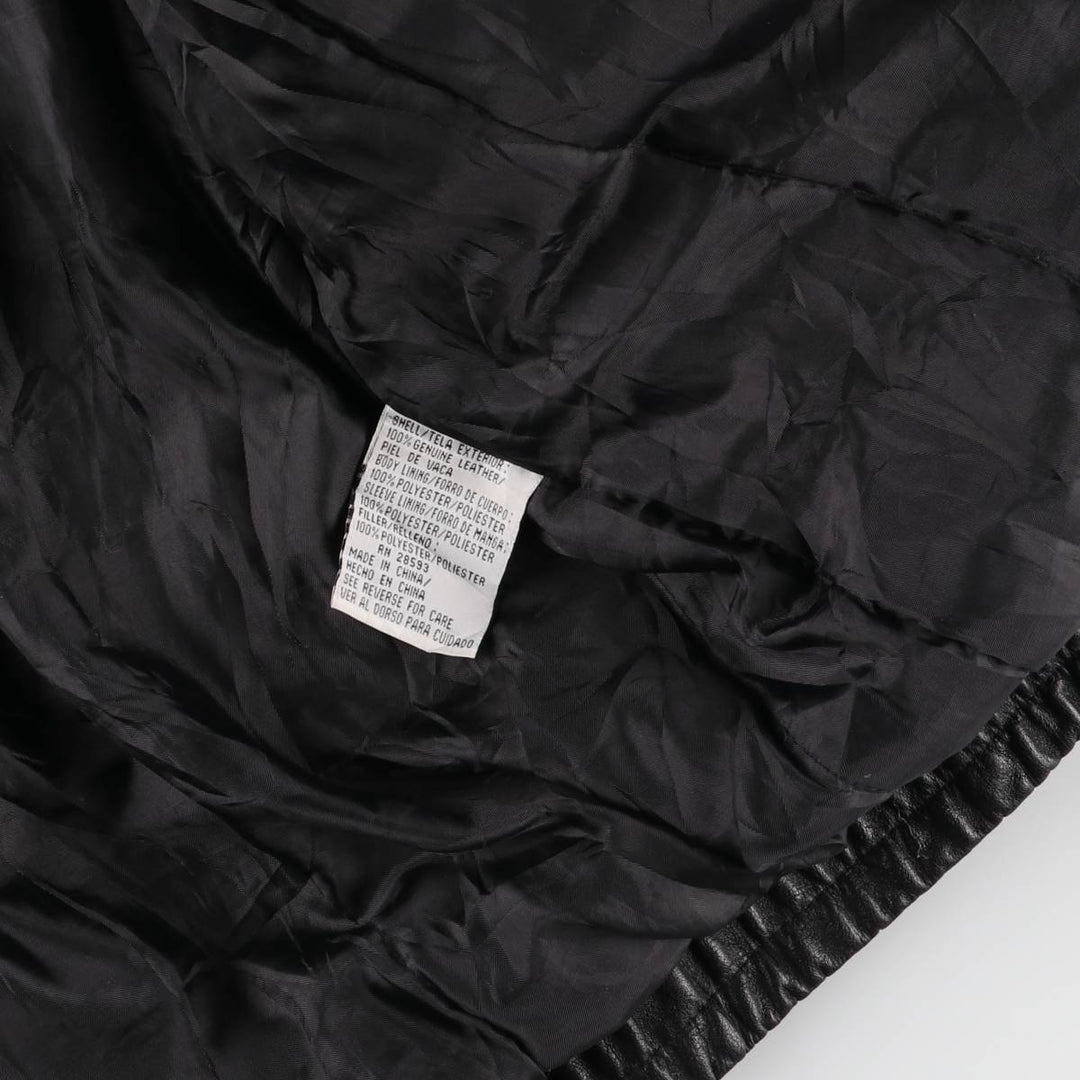 MEMBERS ONLY Padded Leather Blouson Men's XL Size /eaa522620