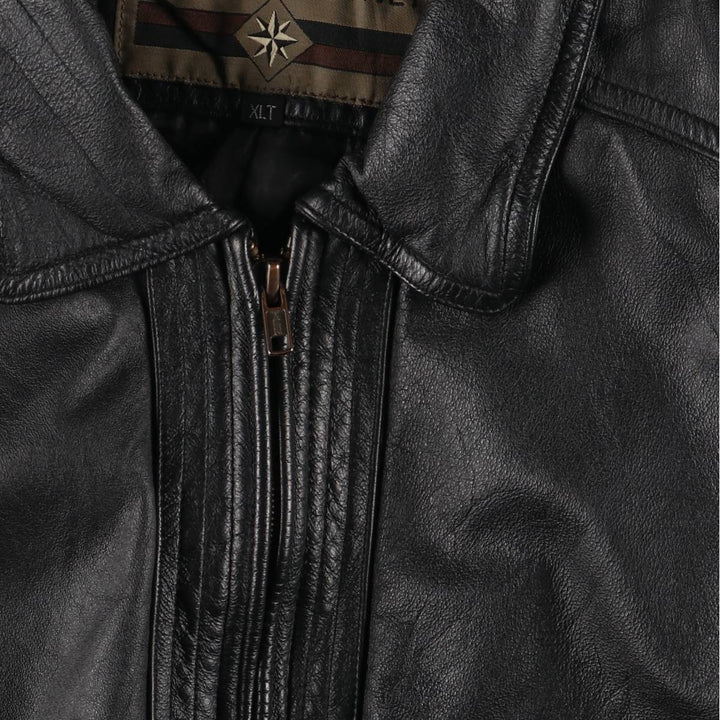 MEMBERS ONLY Padded Leather Blouson Men's XL Size /eaa522620