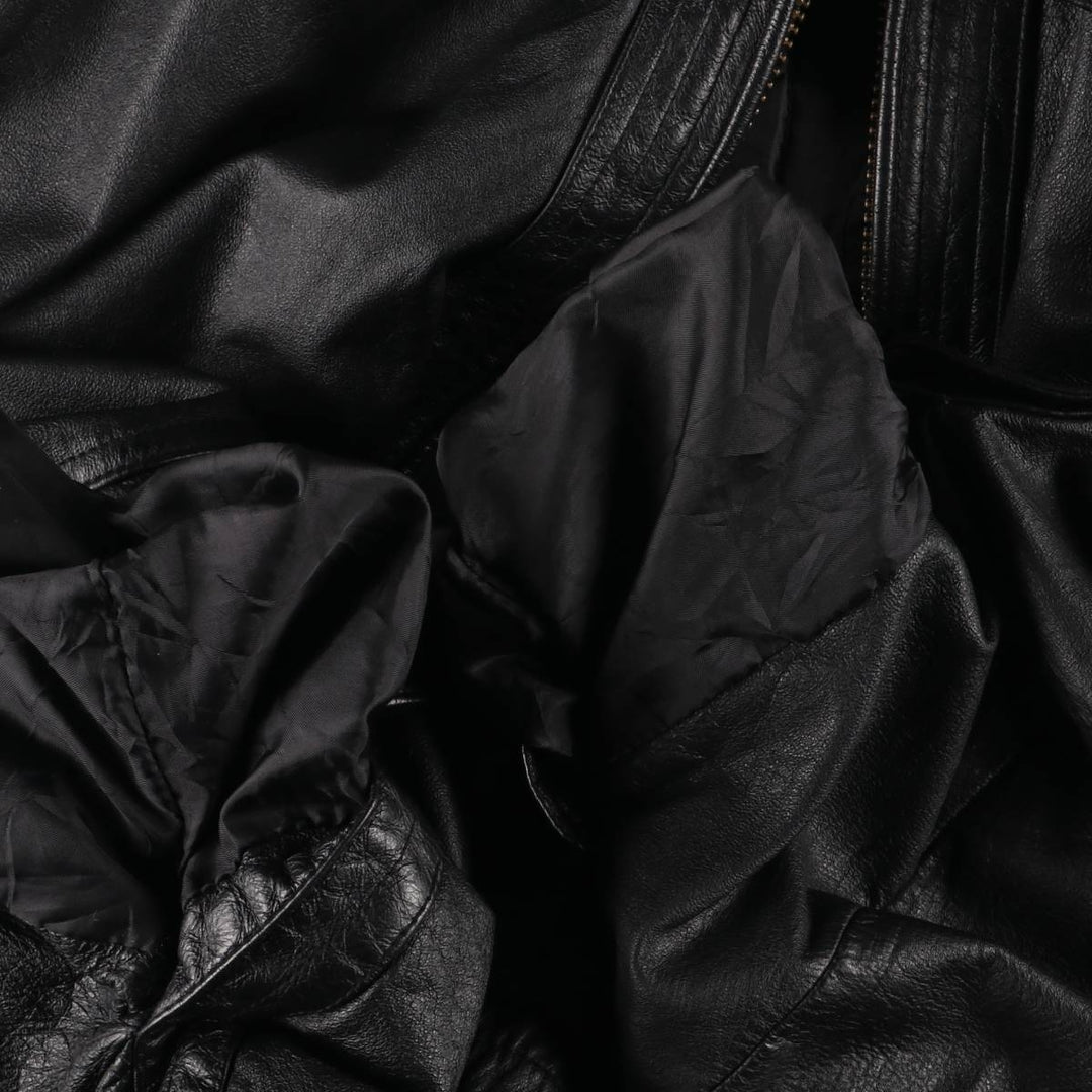 MEMBERS ONLY Padded Leather Blouson Men's XL Size /eaa522620