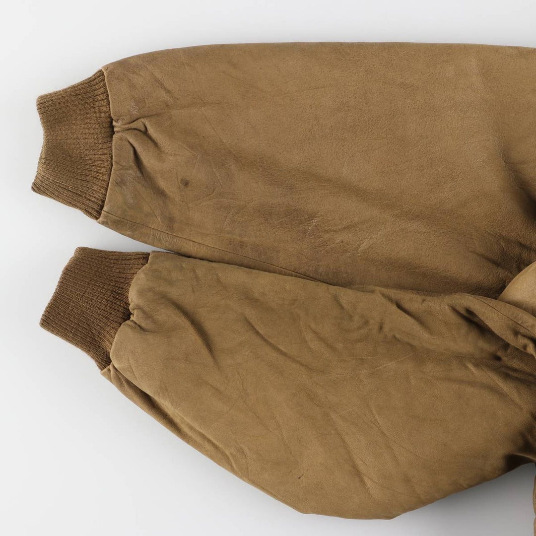 GLOBAL LEATHER FASHIONS A-2 type padded leather flight jacket, men's size M /eaa522627