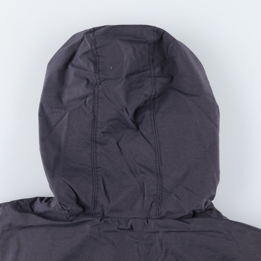 90'S Adidas nylon hoodie, men's XL size, vintage Nylon gray type Vintage Second Hand
