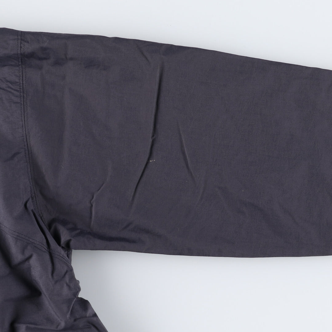 90'S Adidas nylon hoodie, men's XL size, vintage Nylon gray type Vintage Second Hand