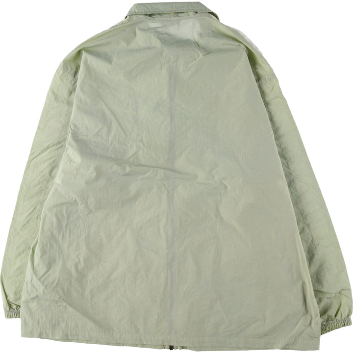 90'S Nike Collared Nylon Jacket Men's XXL Vintage Nylon Khaki type Vintage Second Hand