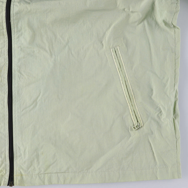 90'S Nike Collared Nylon Jacket Men's XXL Vintage Nylon Khaki type Vintage Second Hand
