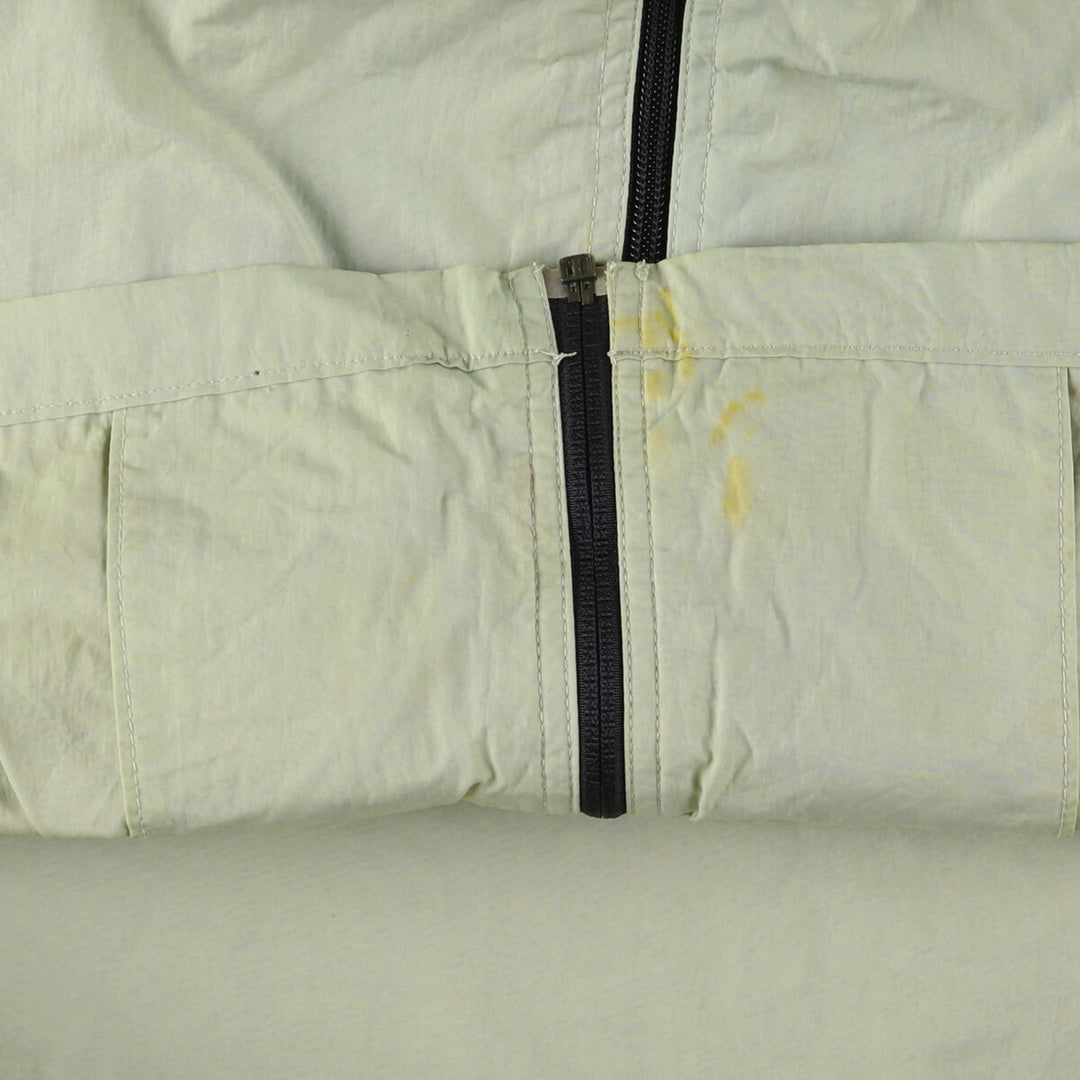 90'S Nike Collared Nylon Jacket Men's XXL Vintage Nylon Khaki type Vintage Second Hand