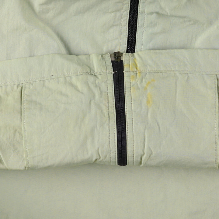 90'S Nike Collared Nylon Jacket Men's XXL Vintage Nylon Khaki type Vintage Second Hand