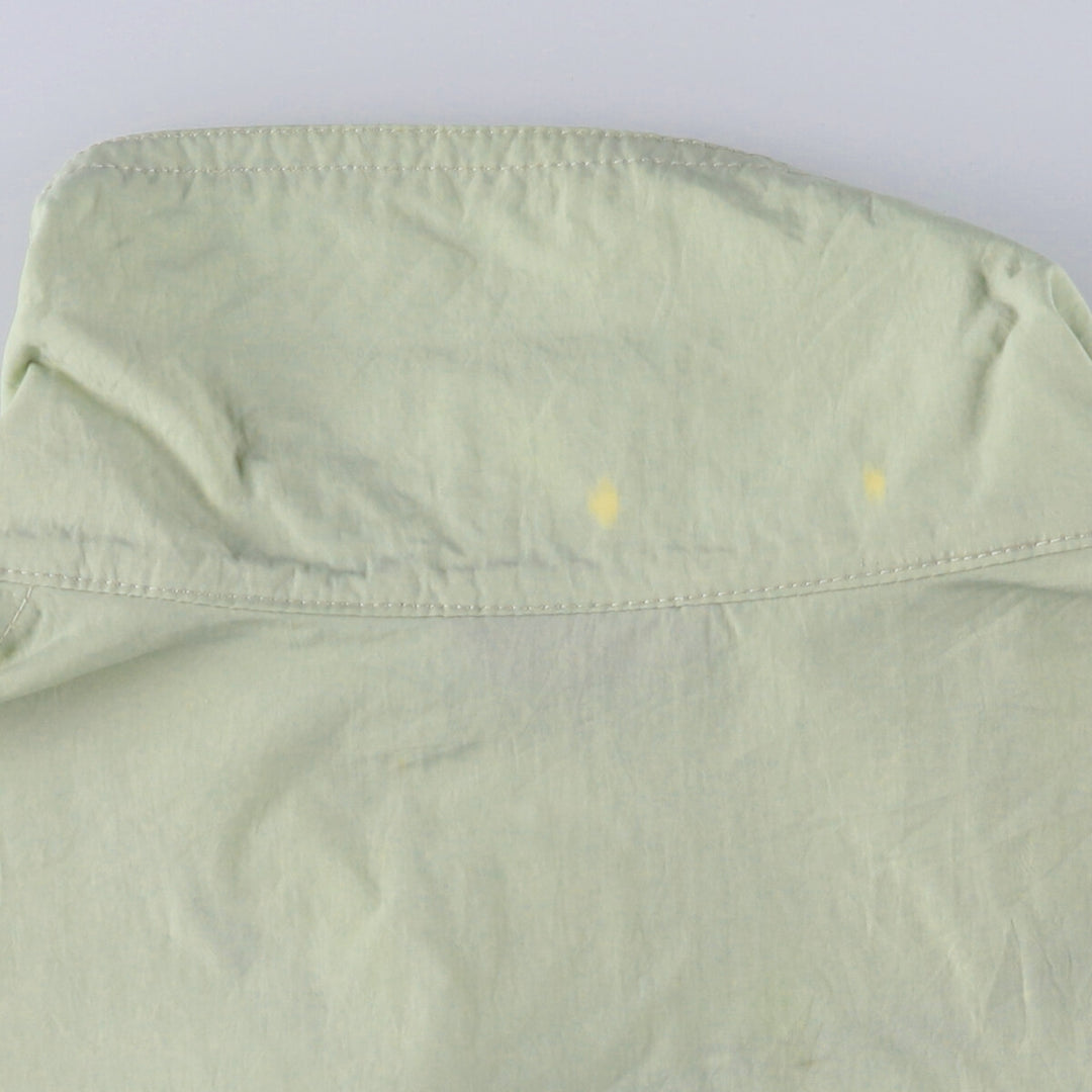 90'S Nike Collared Nylon Jacket Men's XXL Vintage Nylon Khaki type Vintage Second Hand