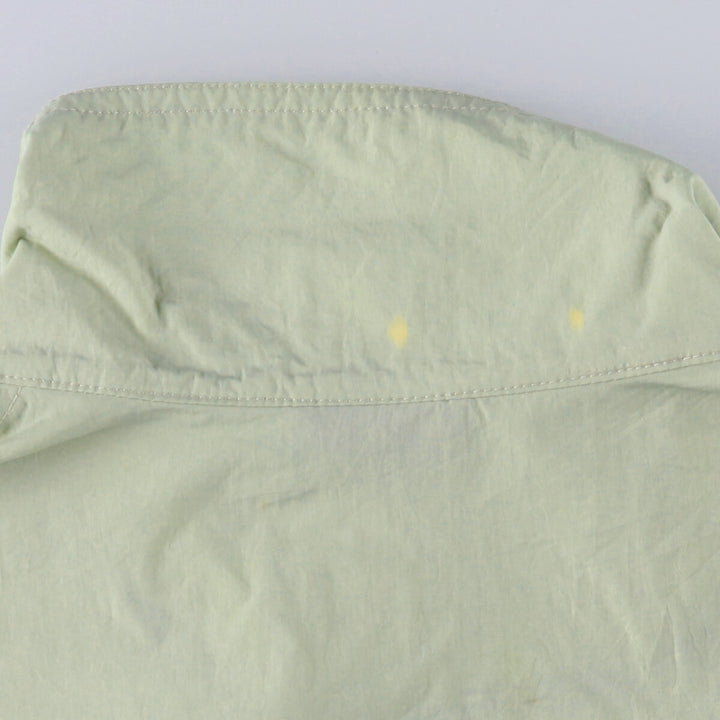 90'S Nike Collared Nylon Jacket Men's XXL Vintage Nylon Khaki type Vintage Second Hand