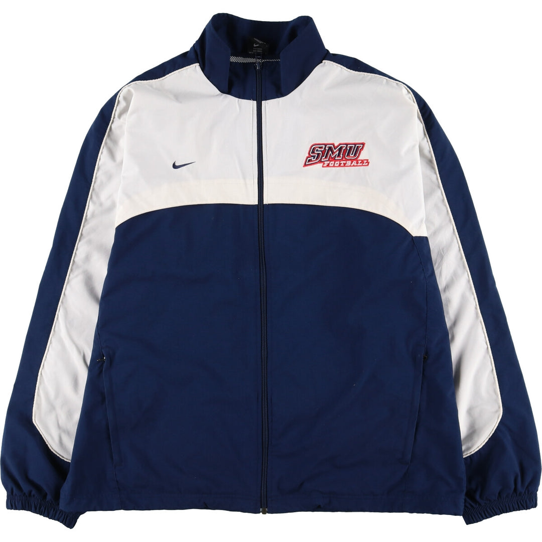 00'S Nike NIKE TEAM College Windbreaker Men's XL polyester white type Vintage Second Hand