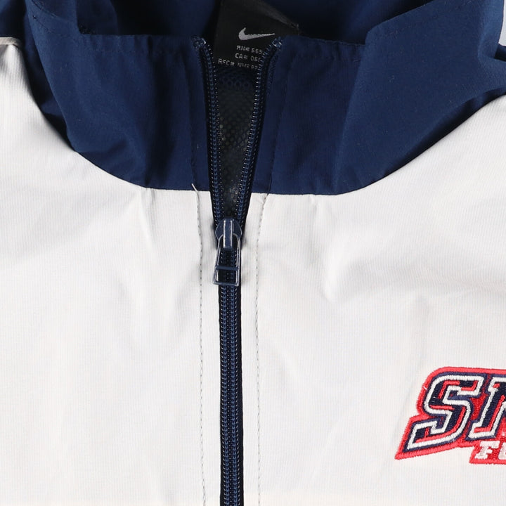 00'S Nike NIKE TEAM College Windbreaker Men's XL polyester white type Vintage Second Hand