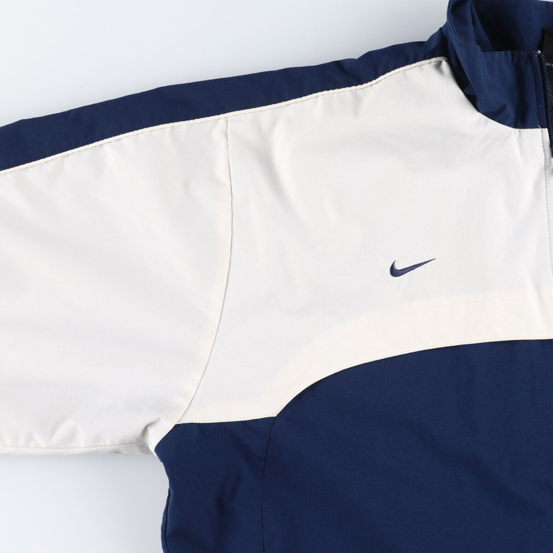 00'S Nike NIKE TEAM College Windbreaker Men's XL polyester white type Vintage Second Hand